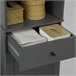 Mueble Columna de baño BZR17-DG SoBuy Gris