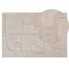 Beliani Alfombra de pelo corto DIYADIN 140x200 Beige
