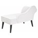 Beliani Chaise longue izquierdo Poliéster BIARRITZ Blanco