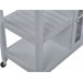 Beliani Carrito de cocina GENOA 80 Gris