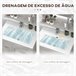 Conjunto de Muebles de Baño Melamina de Madera, Cerámica, Vidrio Gris