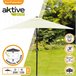 Parasol balcón mástil aluminio Aktive Garden Beige