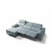 Chaise longue 4 plazas relax eléctrico AMIL izquierda azul Azul