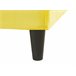 Beliani Cama con somier Terciopelo FITOU 170x214 Amarillo