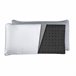 Almohada Viscoelástica Carbono Activo Tejido Frío 90x34 Blanco/ Gris