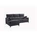 Chaise longue S NOELIA Antracita