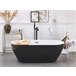 Beliani Bañera independiente NEVIS 75x150 Blanco