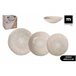 Vajilla AIN BRILLO 12P marca LA MEDITERRANEA Beige