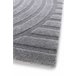 Alfombra con relieve de estilo escandinavo SNOWY - ATTICGO 80x150 Gris