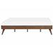 Beliani Cama con somier MDF BERRIC 148x202 Marron