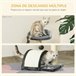 Árbol para Gatos Aglomerado de Madera, Sisal y Felpa PawHut Gris
