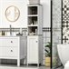 Mueble Auxiliar Baño Melamina de Madera kleankin Blanco