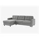Chaise longue CIAN reversible 3 plazas gris Gris