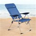 Aktive silla de playa plegable metálica 4 posiciones La Palma Azul