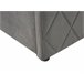 Beliani Cama con somier Terciopelo ROCHEFORT 150x214 Gris