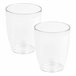 2x Macetero orquídea de plastico Coubi Orchid Transparente
