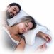 Almohada Viscoelástica Cervical para Parejas Blanco