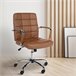 Silla de oficina - Ashland - Simil cuero Marron Claro