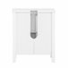 Armario Lavabo con Pie 2 Niveles y 2 Puertas BZR35-W SoBuy Blanco