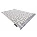 Alfombra MAROC P655 laberinto griego Franjas Bereber marroquí 180x270 Gris