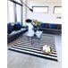Beliani Alfombra de exterior TAVAS 160x230 Negro