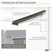 Toldo Manual Retráctil Aluminio, Metal, Poliéster Outsunny 295x245 Crudo