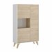 Aparador efecto madera 81 Blanco/ Madera
