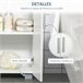 Armario de Baño MDF kleankin, hogar - baño 60 Blanco