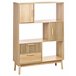 Beliani Librería LYNWOOD Madera Clara
