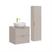 Conjunto mueble lavabo individual y columna Adriel Conjunto mueble lavabo individual y columna Adriel Beige