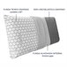 Almohada Viscoelástica Carbono Plus 105x40 Blanco/ Gris