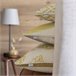2 Fundas de cojín decorativo 85% algodón 15% lino FORMENTERA CUADRADO Amarillo