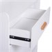 Aparador Tablero de partículas HOMCOM, hogar - muebles de comedor 80 Blanco