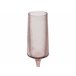 Beliani Cristalería Vidrio AMETHYST Rosa Talco