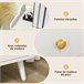 Aparador de Salón Melamina de Madera HOMCOM Blanco