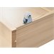 Beliani Conjunto de 2 cajones de cama Madera de pino CRONAT Madera Clara
