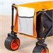 Aktive Carro playa c/ruedas grandes Negro/ Naranja