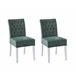 Pack de 2 sillas de comedor ALISSA  Verde
