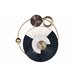 Adorno Metal Adda Home Azul