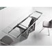 ANGEL CERDA Mesa comedor extensible cristal Transparente