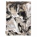 Alfombra DE LUXE moderna 622 Abstracción - Structural 180x270 Crema