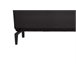 Sofá 2 plazas convertible en cama RIO color negro Negro