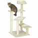 Árbol para Gatos sisal PawHut, mascotas - accesorios para gatos Beige