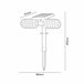 Baliza solar SETH DUO marca ARTECONFORT Negro