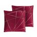 Beliani Cojín decorativo PINUS 45x45 Rojo