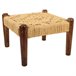 Banqueta de madera y cuerda natural Marron