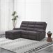 Chaise longue relax eléctrica AMANDA Gris