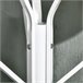 Perchero de Pie Metálico Metal, MDF HOMCOM Blanco