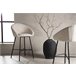 TABURETE ALTO VELVET Blanco