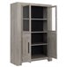 Vitrina 4 puertas BOSTON roble y gris Roble Gris